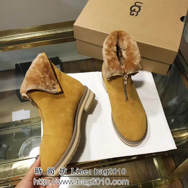 UGG 2018新款 獨家爆款 拉鏈翻毛 時尚保暖 雪地靴 QZS2619